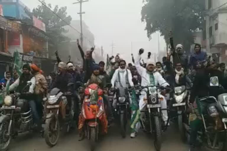 chandrashekhar yadav protested in madhepura