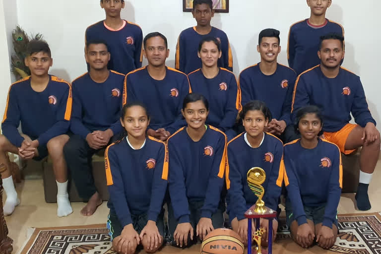 satara 11 basketball player selected by maharashtra state team