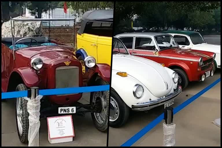 Exhibition of vintage cars