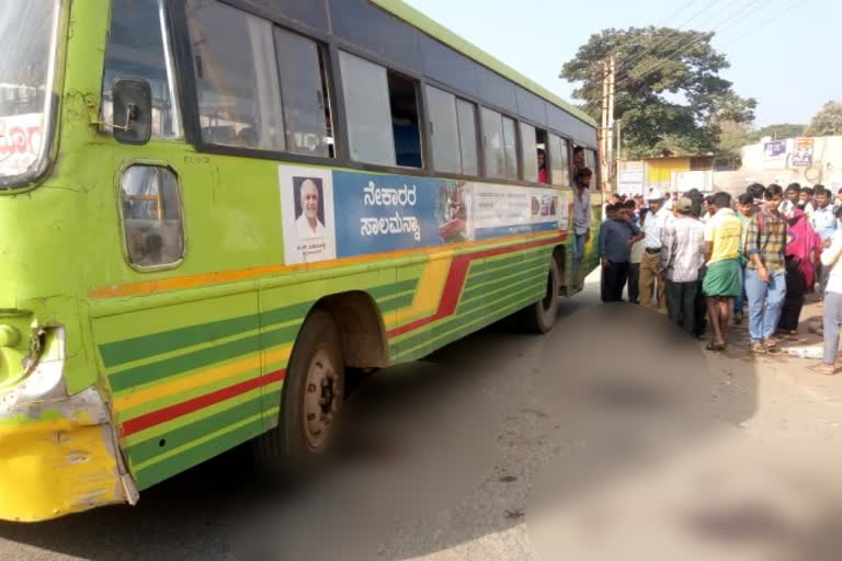 ವೃದ್ಧೆ ಸ್ಥಳದಲ್ಲೇ ಸಾವು