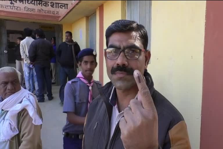 85 percent vote in Katghora municipality