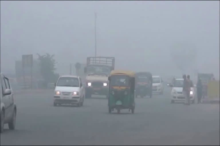 heavy fog stop vehicle speed in palwal Haryana