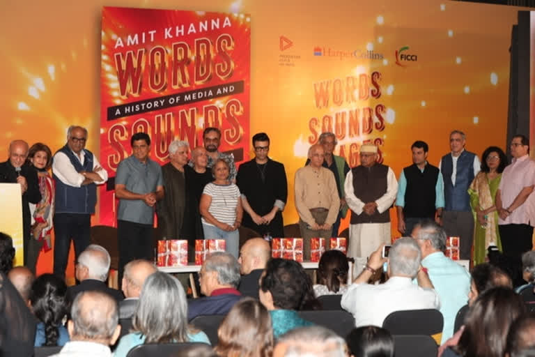 Star-studded launch for Amit Khanna's book