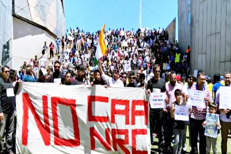 CAA और NRC का ऑस्ट्रेलिया में विरोध  , CAA and NRC protest in Australia