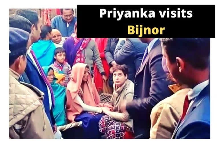 Priyanka visits Bijnor, meet kin of two killed in anti-CAA protests