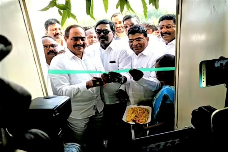 Minister Puvvada ajay kumar opened two-bedroom houses