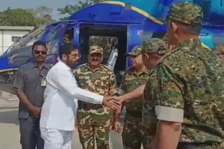 Home minister eknath shinde visit gadchiroli