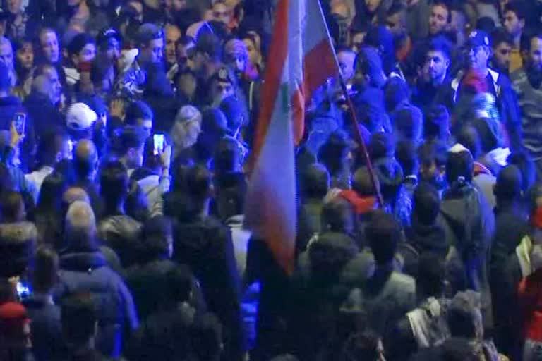 Beirut protest against new PM