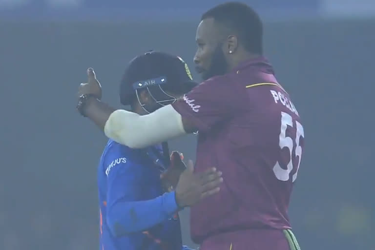 india vs west indies : virat kohli celebration and kieron pollard sports spirit bcci share video