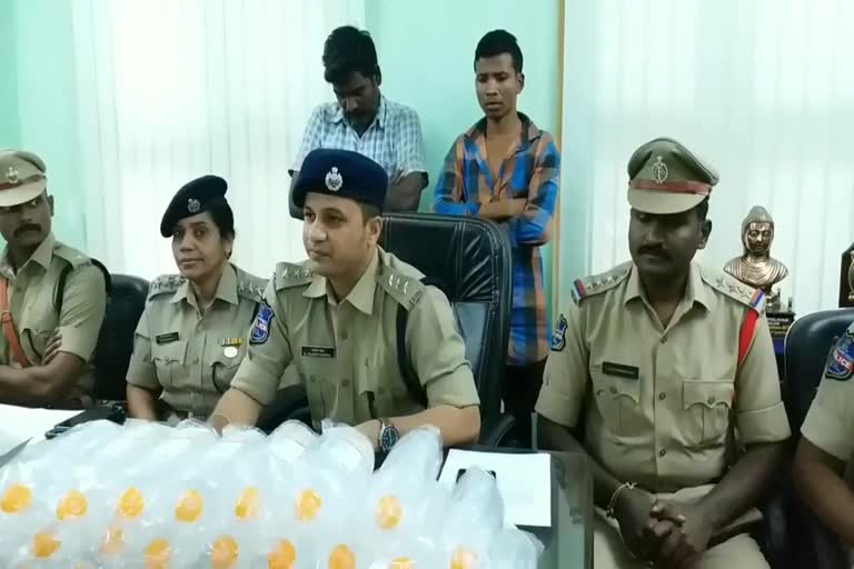 two Maoist couriers were arrested in kothagudem