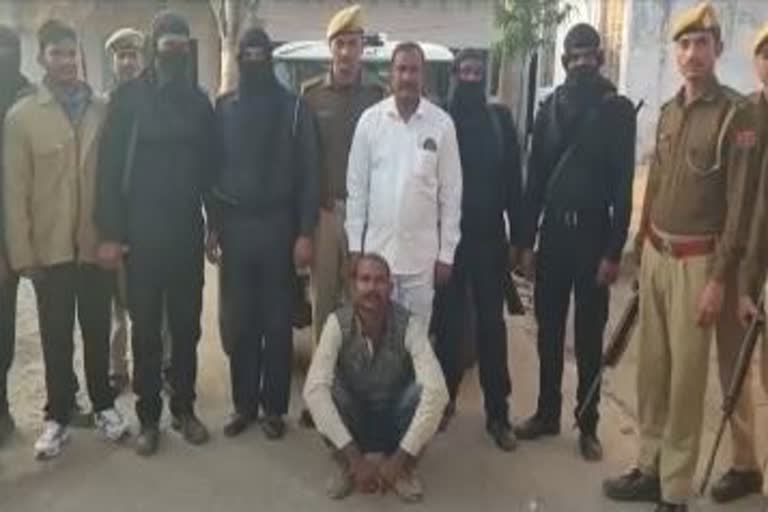 criminals Banwari Gurjar arrested, Dholpur police