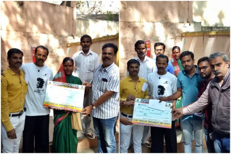 Financial Assistance From Prajakeeya to Flood Victims