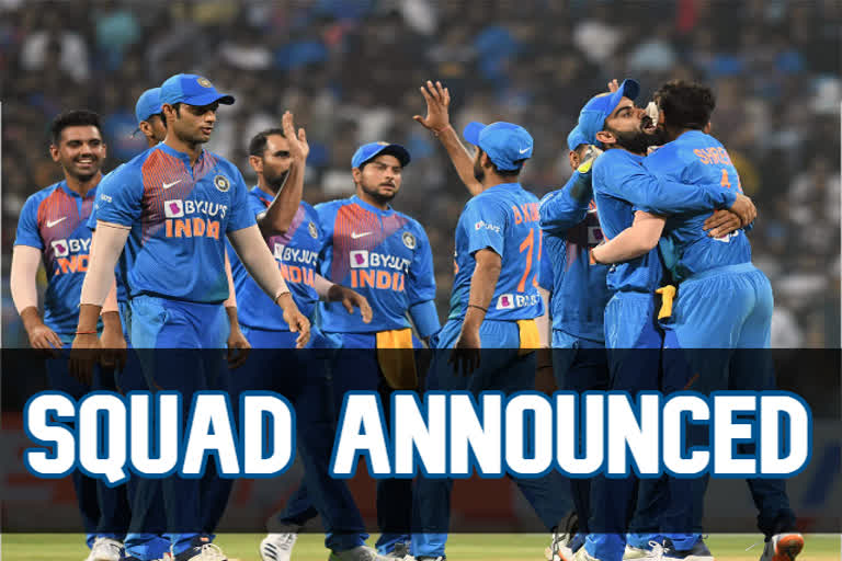 India announce squad for Sri Lanka, Australia series