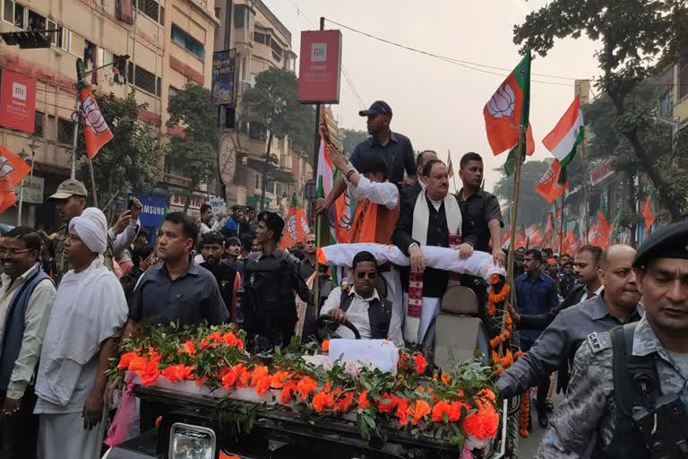 Nadda takes out BJP rally in Kolkata in support of CAA