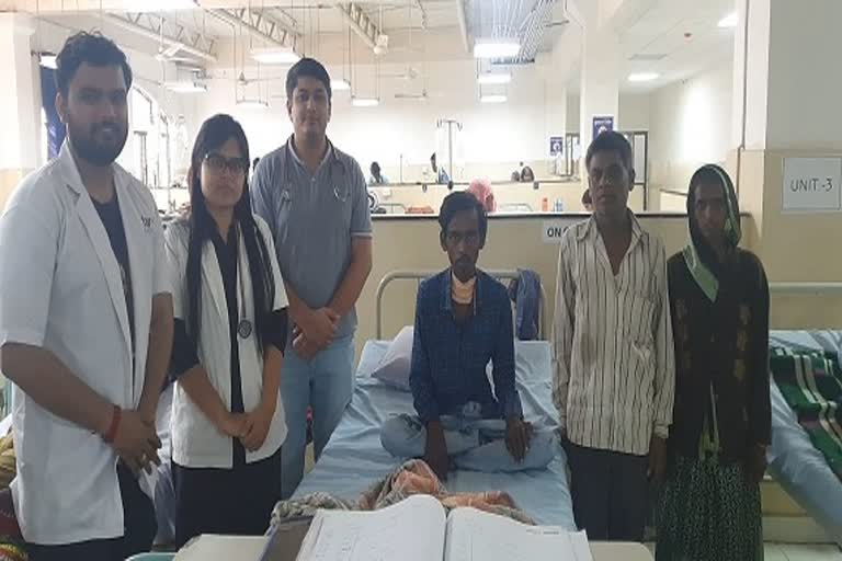 doctor give new life to Patient in  g k hospital bhuj