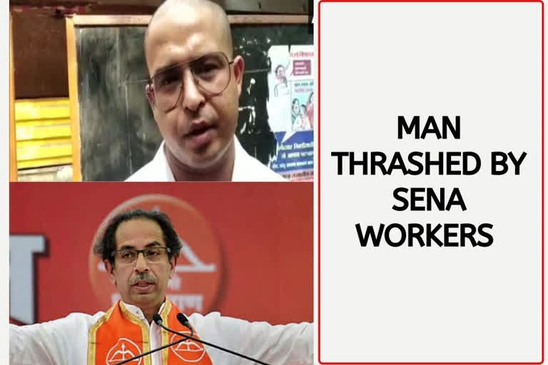 Mumbai: Sena workers beat up man, tonsure his head over FB post against Uddhav