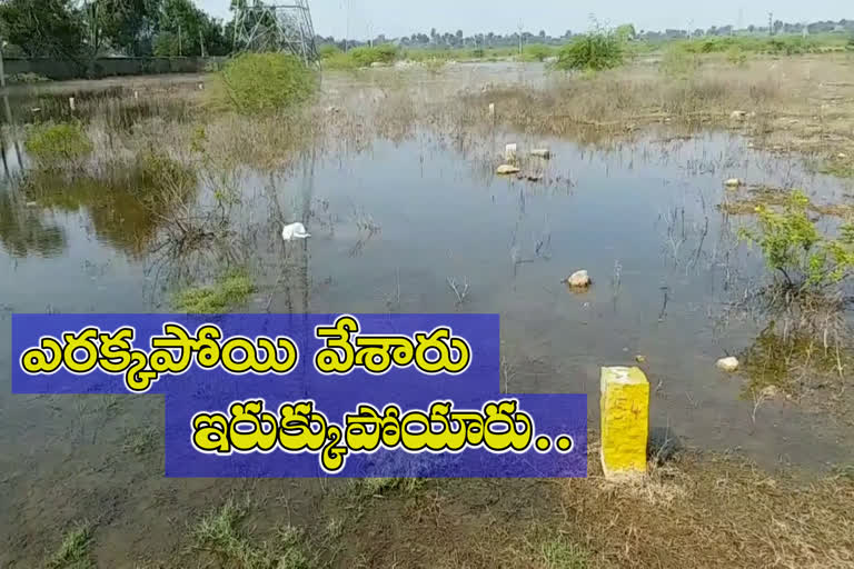 వనపర్తి నల్ల చెరువు చుట్టుపక్కల అక్రమ వెంచర్​లు