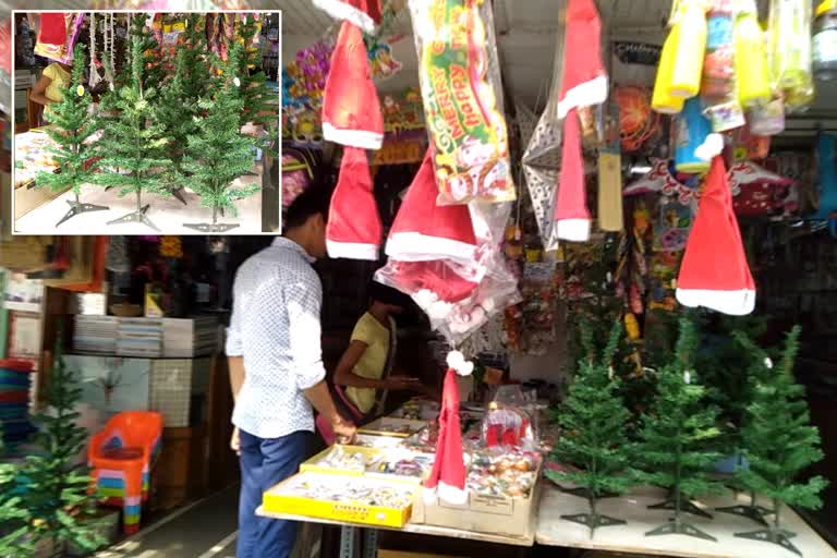 new mumbai market ready for celebrate christmas