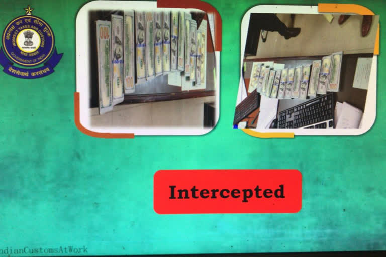 Custom seized 81 lakhs foreign currency