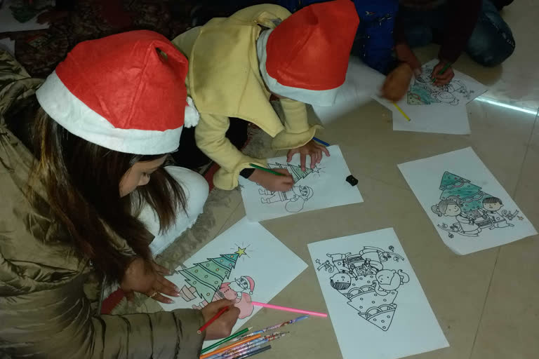 christmas celebration with hiv positive child in noida