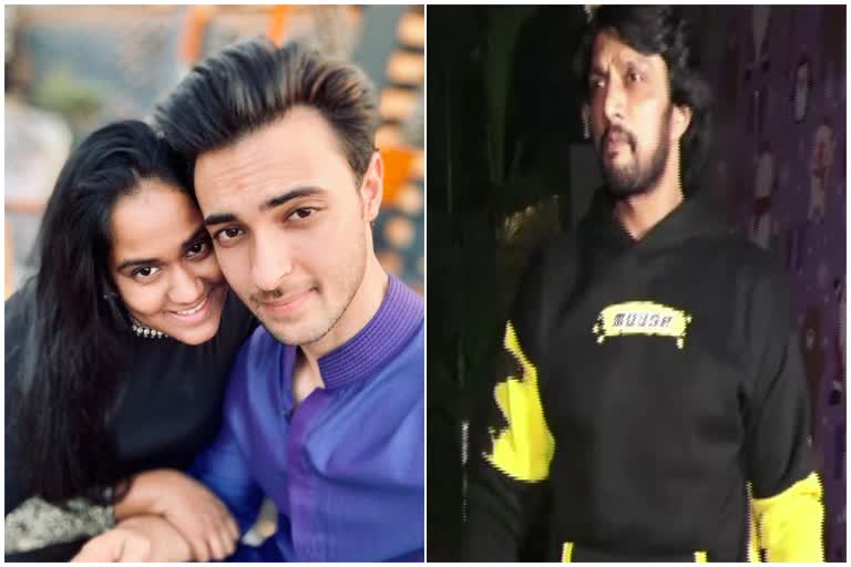 ಸಲ್ಮಾನ್ ಸಹೊದರಿ ಮನೆಗೆ ಸುದೀಪ್ ಭೇಟಿ,sudeep attendance arpita khan's christmas party