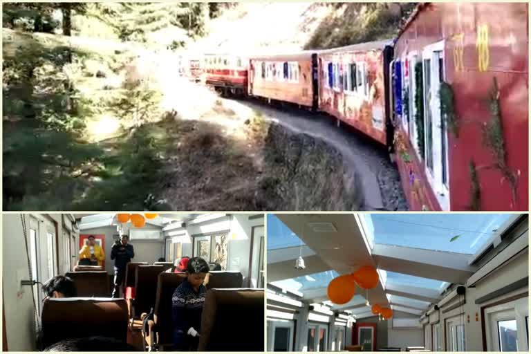 Himdarshan express starts from Kalka to Shimla