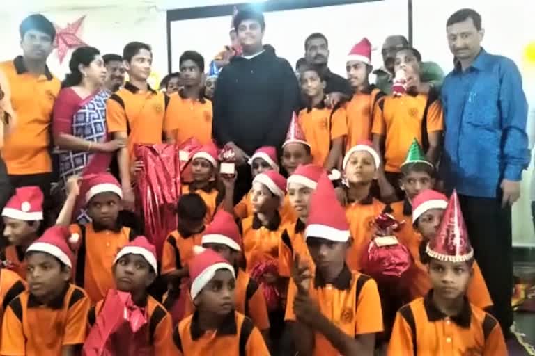 KTR's Son Himanshu Attends Christmas Celebrations At Saidabad