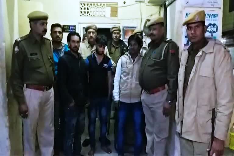 jaipur latest news, jaipur crime news, 4 accused arrested in jaipur, जयपुर लेटेस्ट न्यूज, जयपुर ताजा हिंदी खबर, जयपुर बदमाशों की गिरफ्तारी