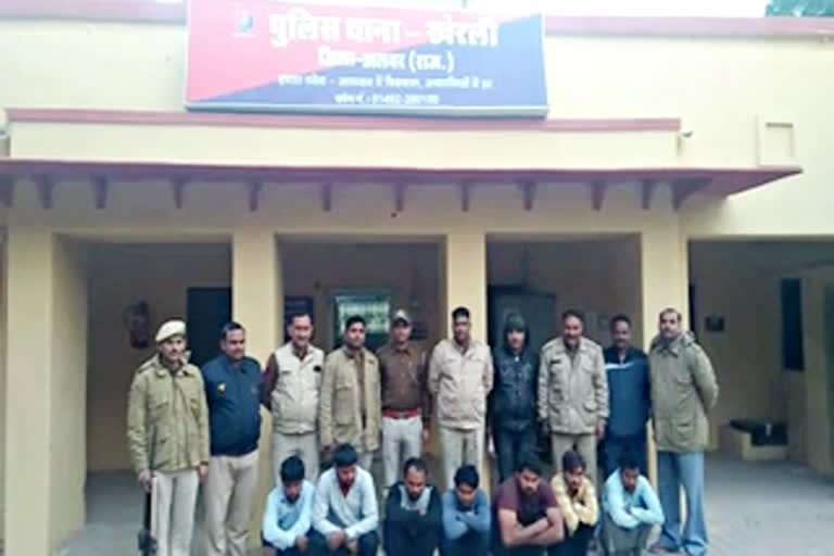 Alwar news, Alwar police, अलवर समाचार, चोरी का पर्दाफाश