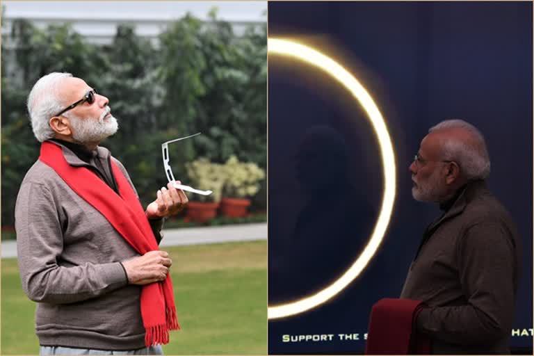 Modi solar eclipse tweet