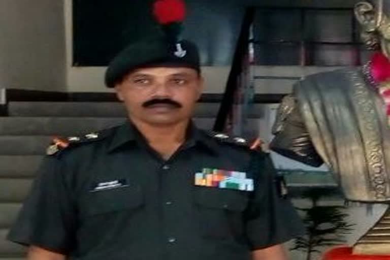 Death of a soldier in Gadag district for firing in Jammu and Kashmir