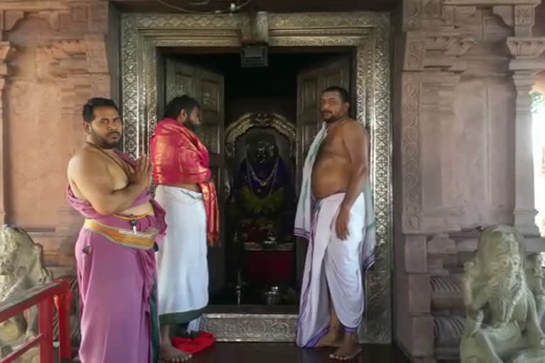 solar eclipse completed and jogulamba temple opened in jogulamba gadwal district