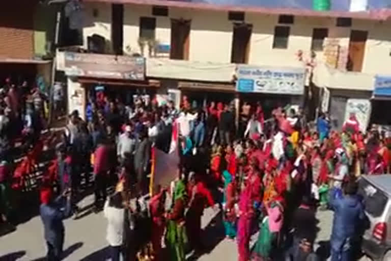 shrine board protest rudraprayag updates , श्राइन बोर्ड का विरोध रुद्रप्रयाग न्यूज