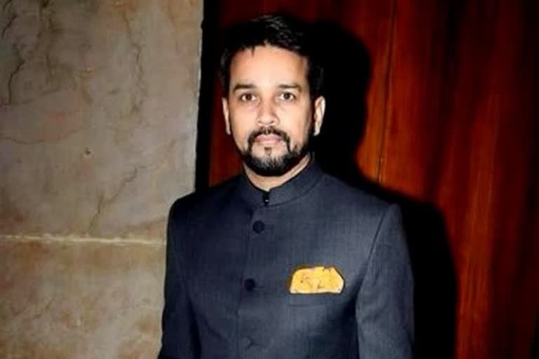 union minister of state anurag thakur