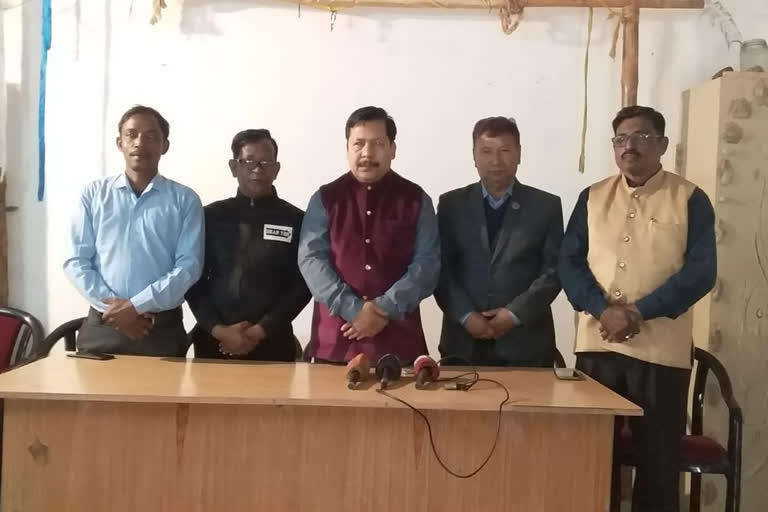 Mp Sarania press meet