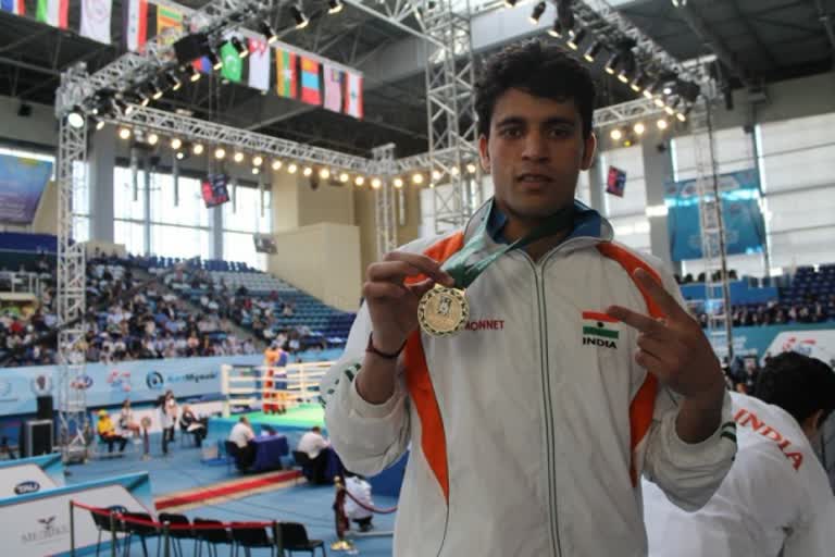 Boxer Sumit Sangwan suspended