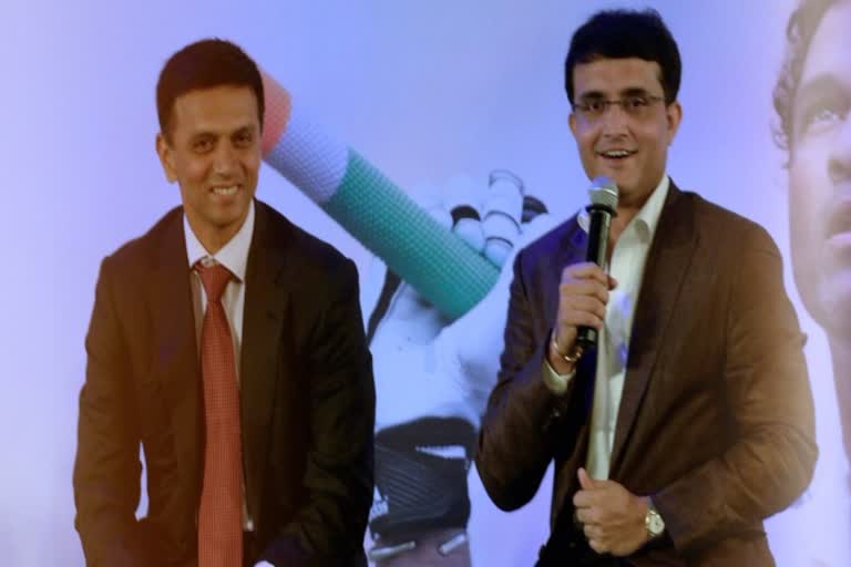 Dravid, Ganguly discuss