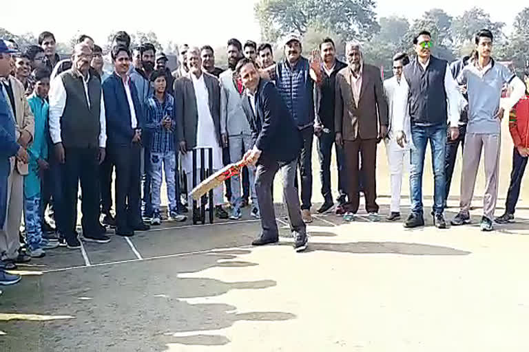 Dasaratha Singh Jhala cricket competition begins in Jhalawar, Dasaratha Singh Jhala cricket competition in Jhalawar, Dasaratha Singh Jhala cricket competition, Jhalawar news, झालावाड़ में क्रिकेट प्रतियोगिता, दशरथ सिंह झाला क्रिकेट प्रतियोगिता