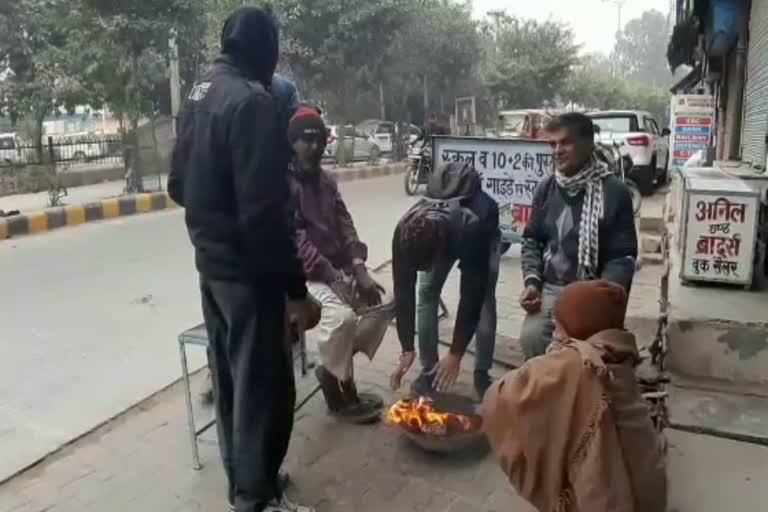 public life is suffering from the  cold in faridabad