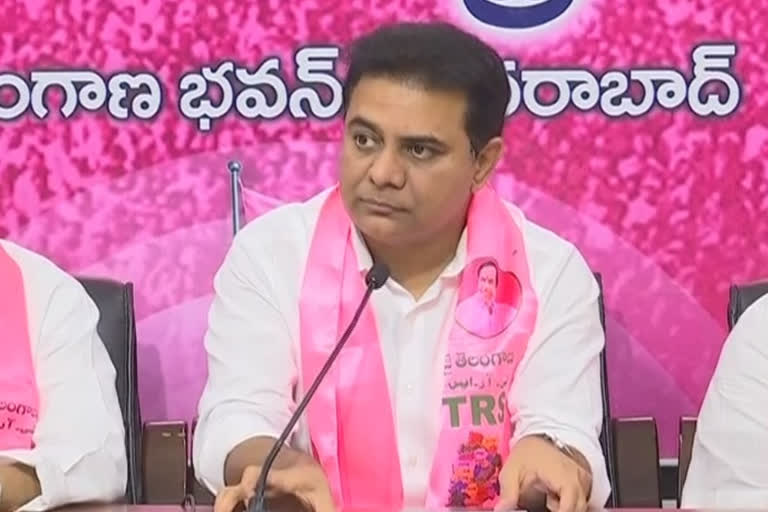 ktr speaks on municipal elections in telangana