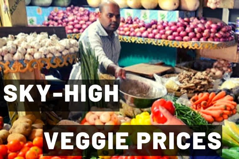 Soaring prices of vegetables disturb common man's budget