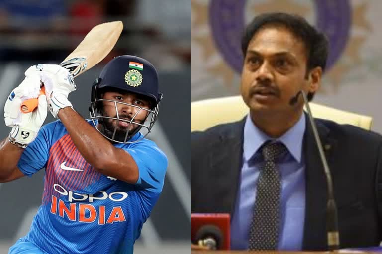 Msk Prasad told About Rishabh pant