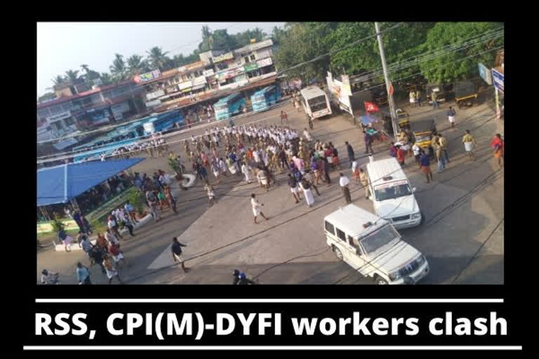 RSS, CPI(M)-DYFI workers clash in Kerala