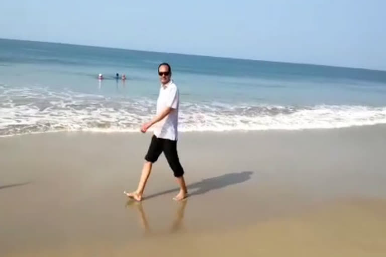 Video of CM walking on the sea goes viral