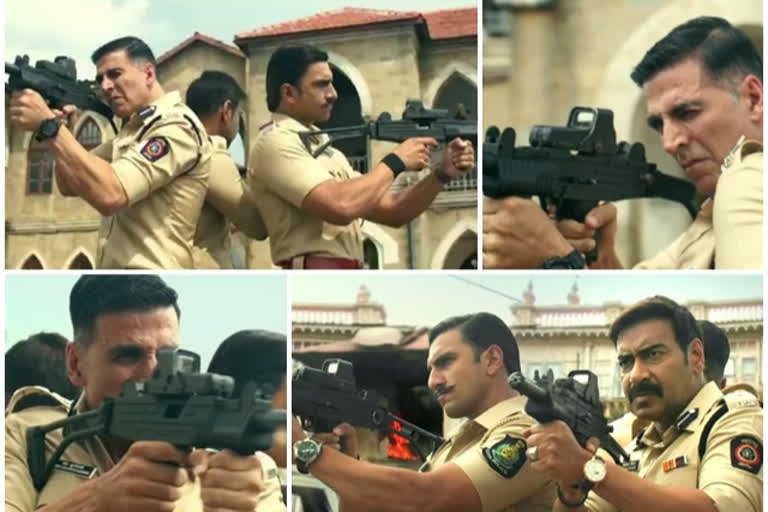 glimpse of the Rohit Shetty's cop universe on Celebrating 1 Year Of Simmba