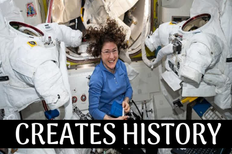 NASA astronaut Christina Koch creating history by holding the record for the longest single spaceflight by a woman on December 28.