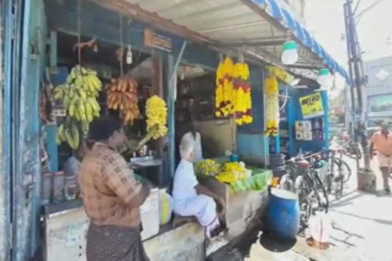 kanyakumari worker who thefted in flower shop caught in cctv