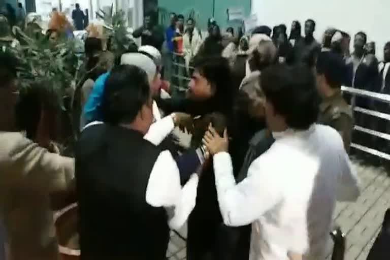 TMC workers clash with each other