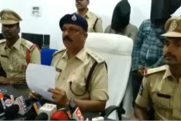 The police who arrested the temple robbers at nellore