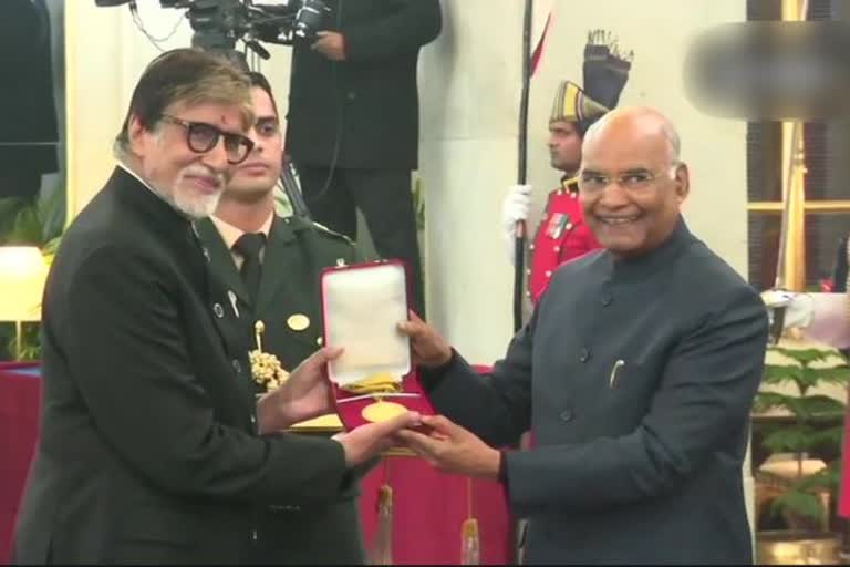 Amitabh Bachchan honoured with Dada Saheb Phalke award